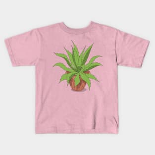 agave in the pot Kids T-Shirt